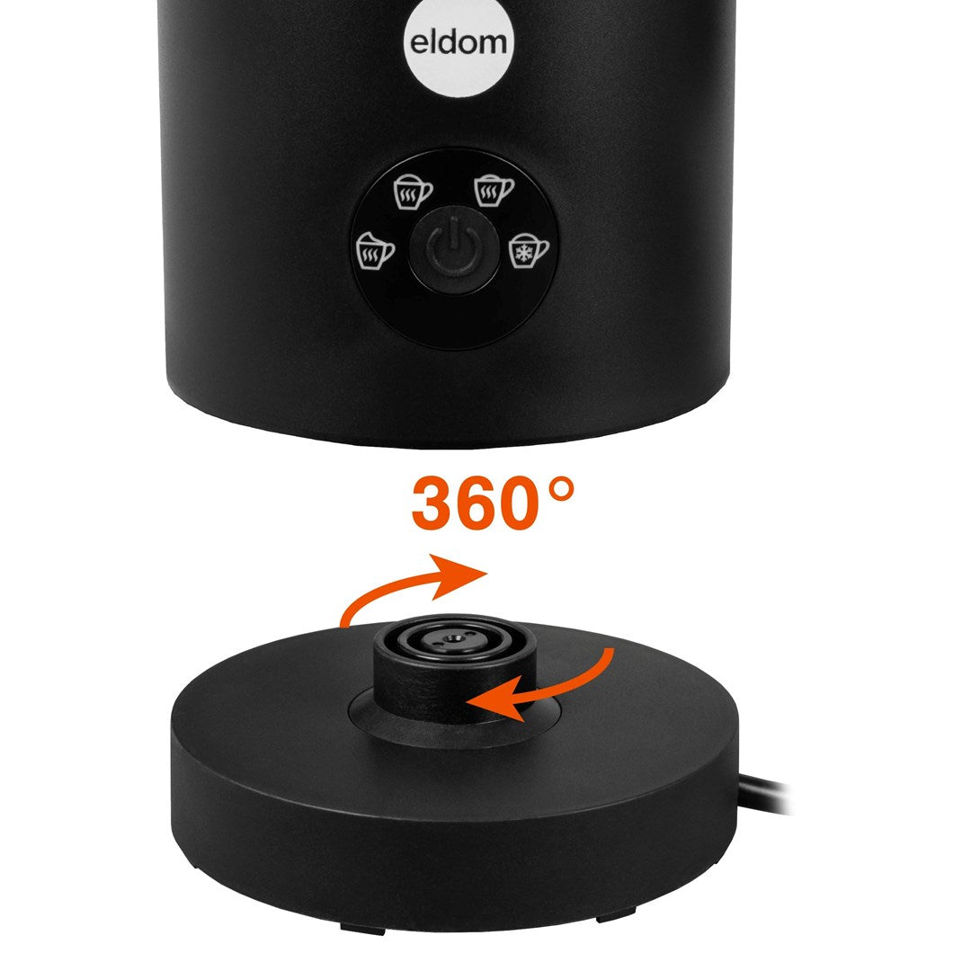 ELDOM SI560C Milk Frother Black