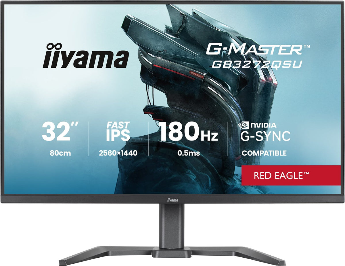 iiyama G-MASTER GB3272QSU-B1 computer monitor 80 cm (31.5 ) 2560 x 1440 pixels Quad HD LED Black