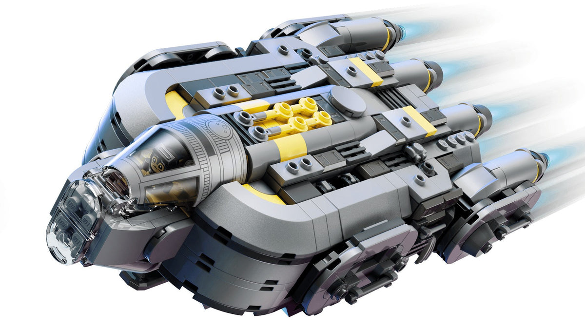 LEGO STAR WARS Anzellan Starship Building Set, 701 Elements, Model 75445
