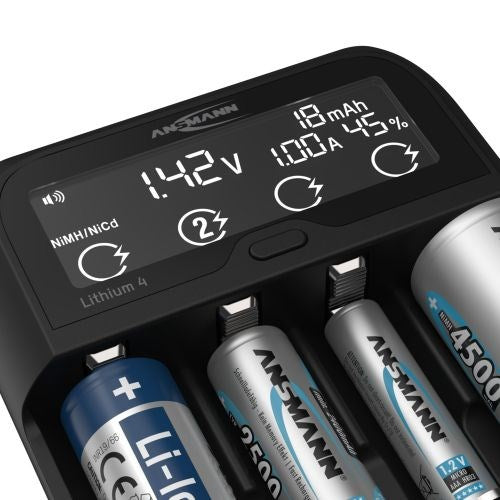 ANS 1001-0122 Desktop Charger Lithium 4 NiMh Li-Ion LiFePO4