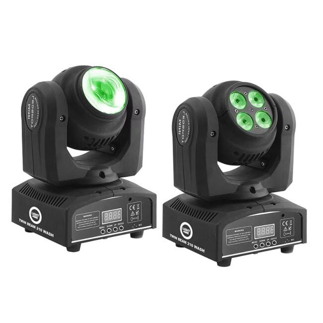 Light4Me TWIN BEAM 210 WASH Mini Moving Head LED 5000 g 5908249808522