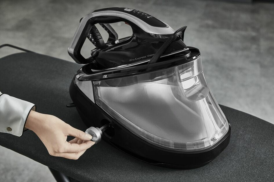Tefal GV9821 Pro Express Vision Steam Ironing Station - Black/Silver (GV9821)
