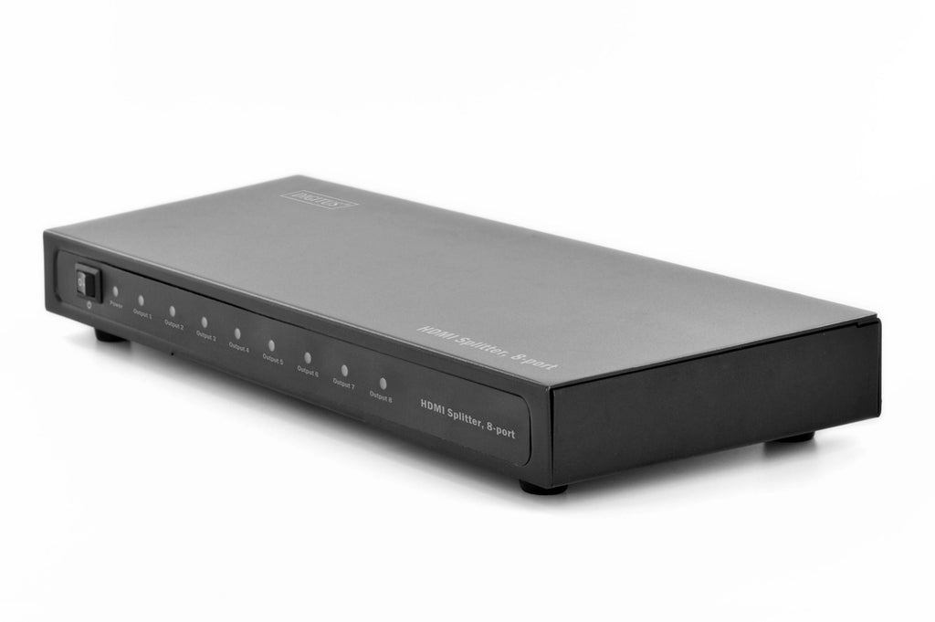 DIGITUS Professional DS-43302 - Video-/Audio-Splitter - 8 x HDMI - Desktop (DS-43302)