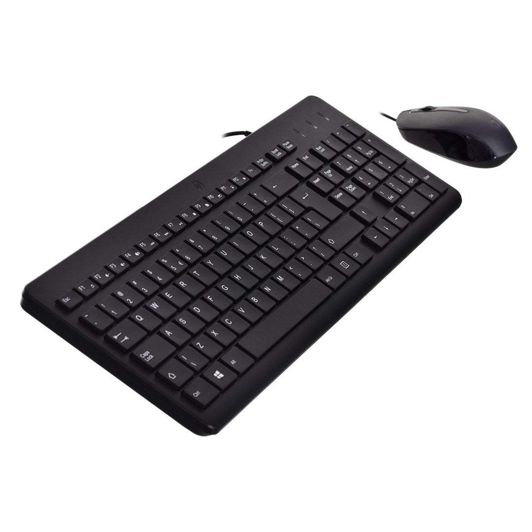HP 150 - USB Keyboard and Mouse Set - QWERTY - Black - for HP Laptops - Model 240J7AA#ABB 15s