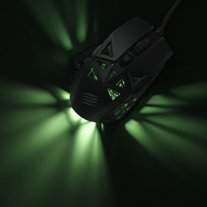 Mad Catz M.O.J.O. M1 Mouse 12000 DPI Wired for Right-Handed Gamers MM04DCINBL000-0
