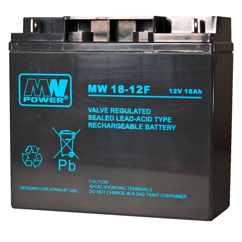 MPL POWER ELEKTRO MW 18-12 UPS Battery Sealed Lead Acid 12V 18Ah