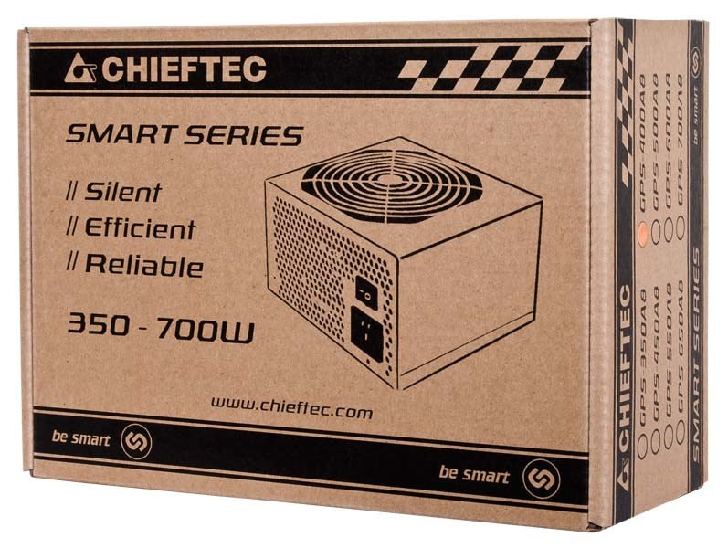 Chieftec Smart GPS-700A8 Power Supply Unit 700W 20+4 Pin ATX PS/2 Black