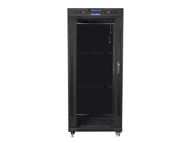 LANBERG FREE STANDING 19  RACK CABINET 27U 600x600 BLACK