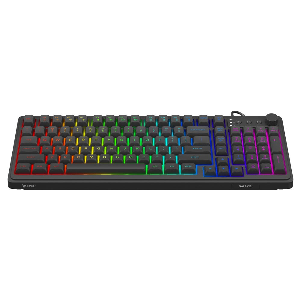 Savio Galaxis Gaming Keyboard USB QWERTY US Black