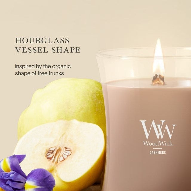 WoodWick Scented Candle 1720908E Cashmere 1 pc | Indoor
