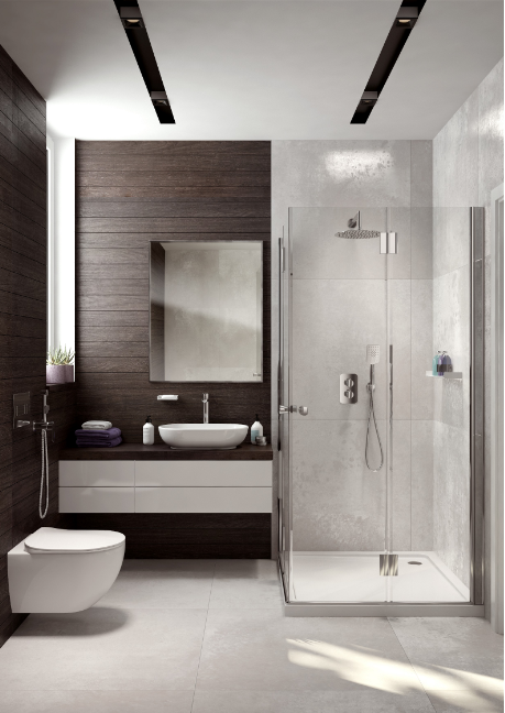 Deante Concealed Bidet Mixer with Bidetta Shower Head - Alpinia Series - Chrome - BGA034M