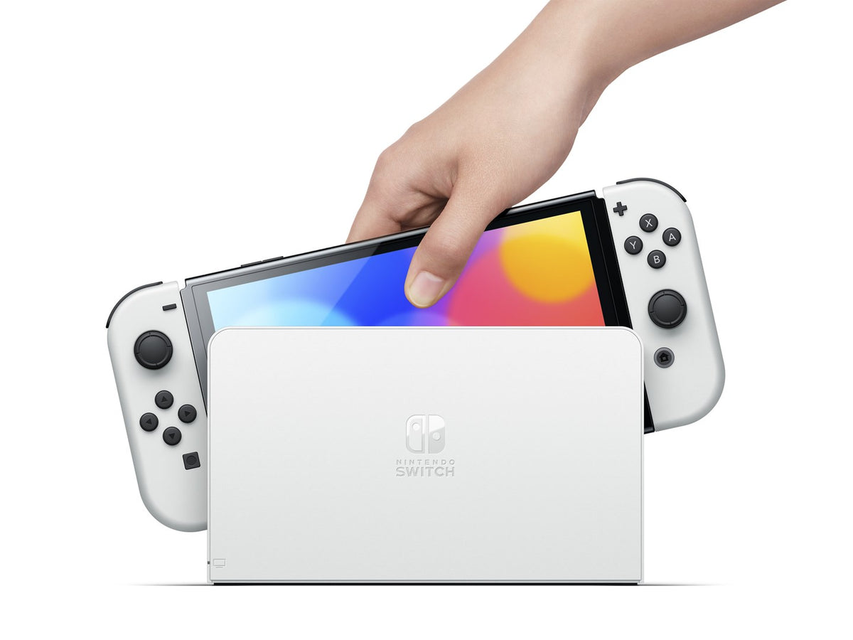 Nintendo Switch OLED - 7" - 64GB - Portable Game Console - White