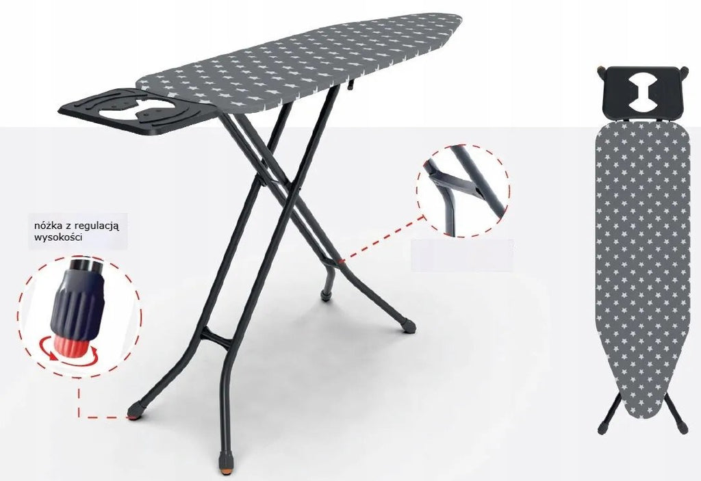 PROMIS Ironing Board 120x38cm PKD50 STAR Adjustable Stability