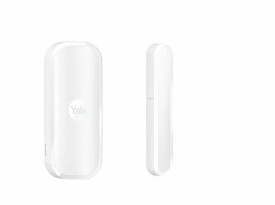 Yale YE AL-DC-1A-W - Tuer- Fensterkontakt innen - YALE AL-DC-1A-W  Funk-Tür-/Fensterkontakt <br><br>Smart Alarm Indoor Window/Door Sensor - Kabelloser Funk Tür- & Fenstersensor innen<br><br>Erkennt Öffnen und Schließen von Fenstern und Türe
