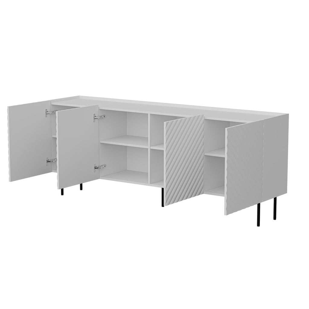 Cama LUCCA 4D Chest of Drawers 200x40x80 White