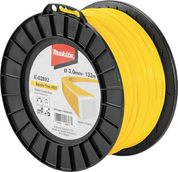 MAKITA Nylon Monofilament Line 3.0 mm Diameter 132 m Length E-02892