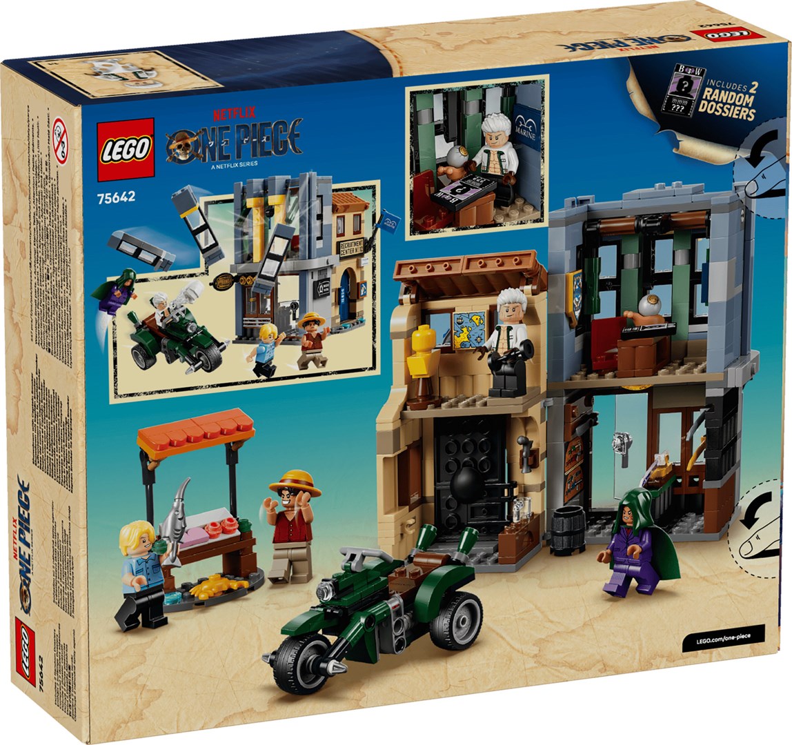 LEGO Building Blocks Showdown with Captain Smoker Set 75642 - 547 Pieces, 4 Minifigures