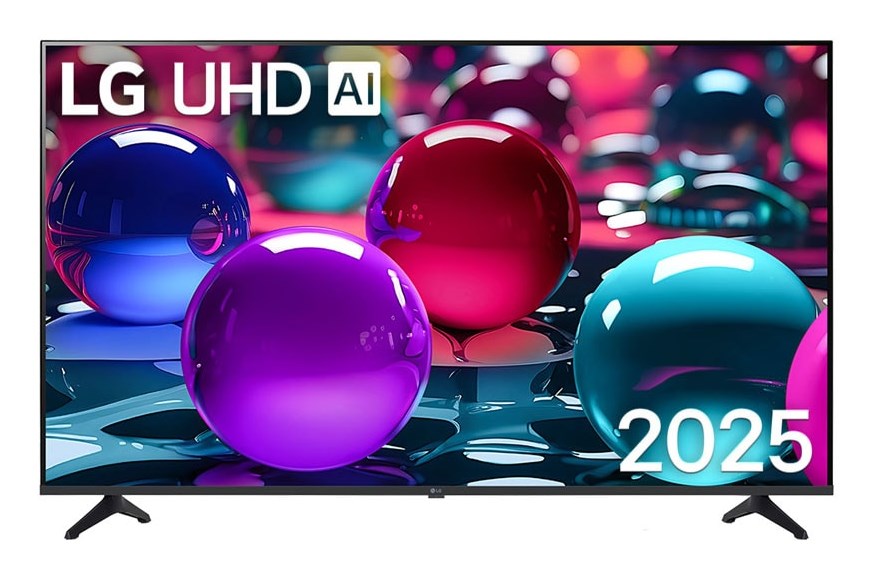 LG UHD AI 43UA73003LA 43" 4K Ultra HD Smart TV, Wi-Fi, Black