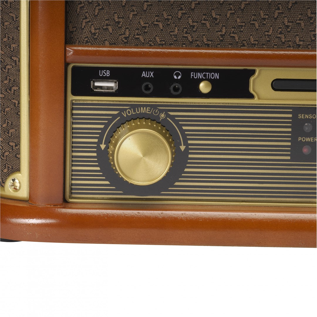 DENVER MRD-51 Audio System - Brown Wood Finish