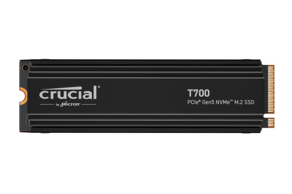 Crucial T700 2 TB SSD - 3D-NAND NVMe PCIe M2 Gen5 Heatsink CT2000T700SSD5