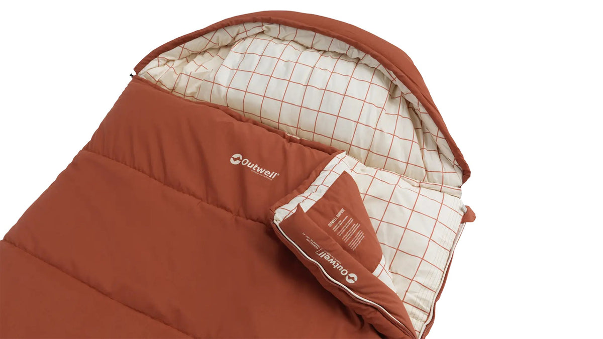 Outwell 230501 sleeping bag Adult Semi-rectangular sleeping bag Polyester Red