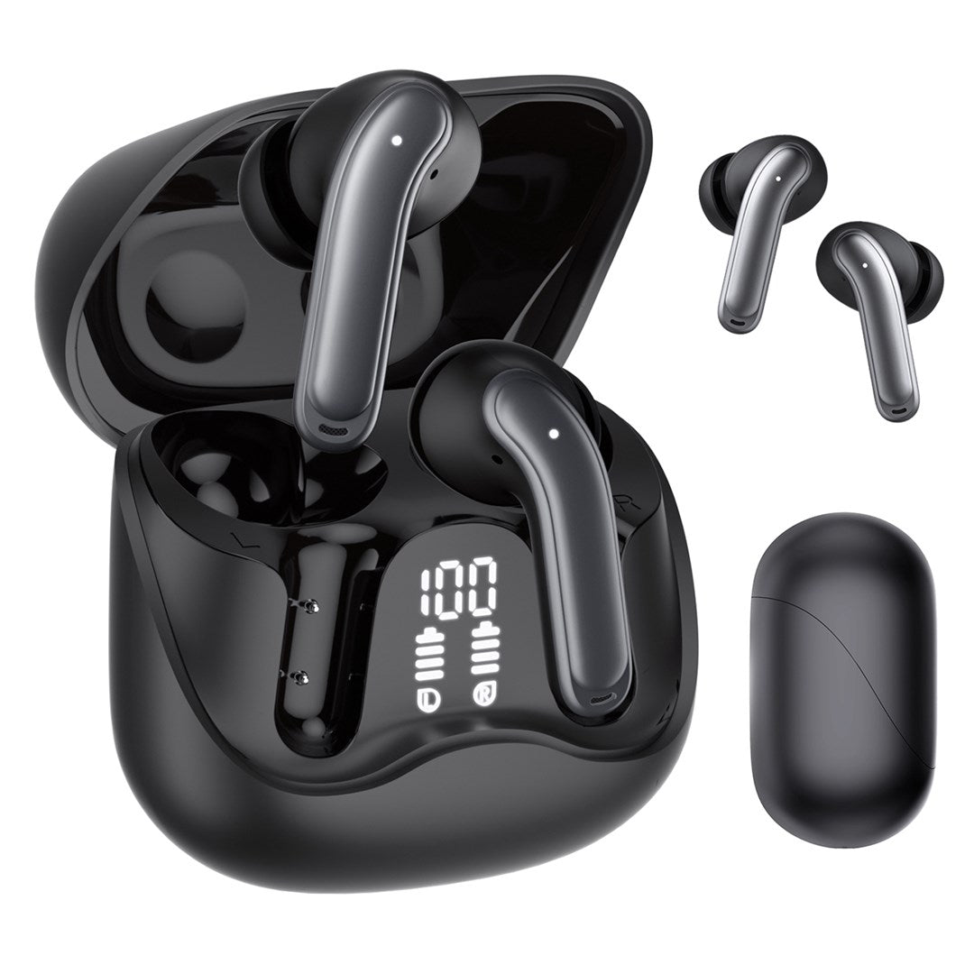 Audiocore Wireless Headphones Hybrid ANC ENC 6 Microphones Charging Case Tuya AC591 PRO
