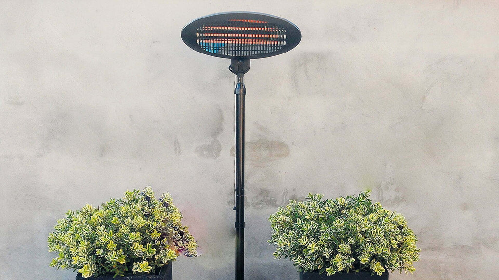 SUNRED Quartz Electric Space Heater Black 2000W - Model SMQ2000A