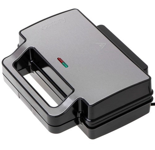 Adler CR 3074 Sandwich maker 2-in-1 Black  Stainless steel