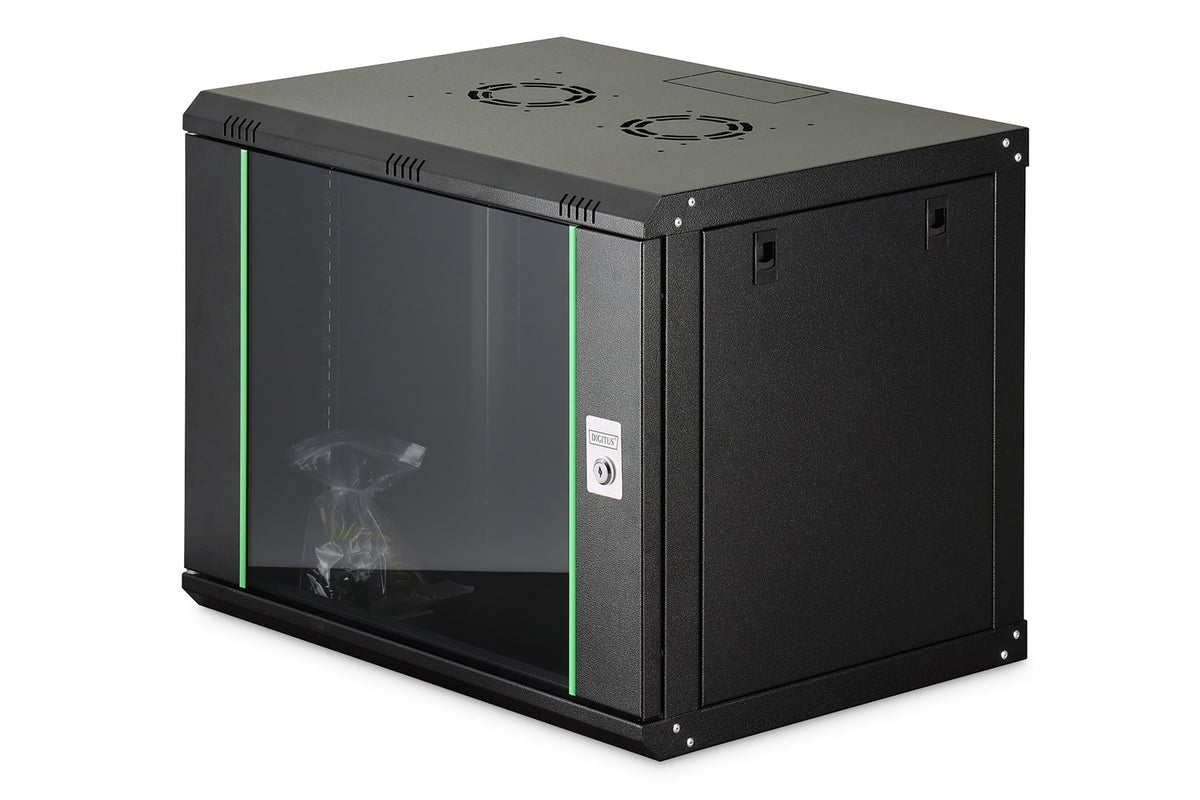 DIGITUS Wall-Mounted Enclosure Dynamic Basic 19" 600x450mm, DN-19 09-U-EC-SW