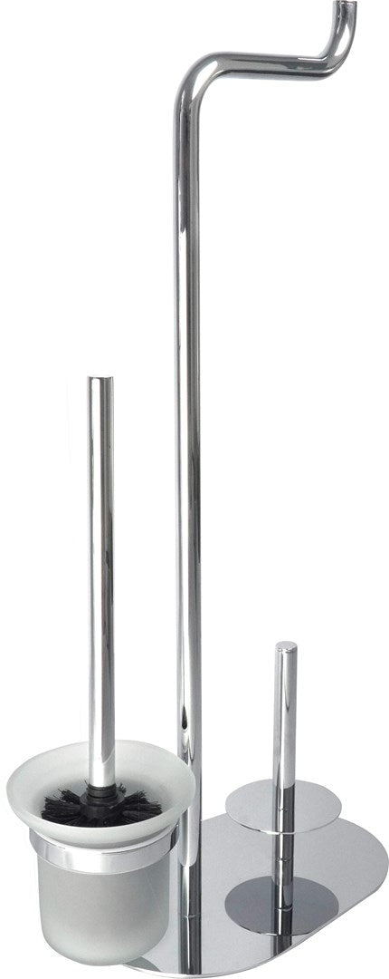DEANTE Toilet Paper Holder with Brush - Chrome - ADI0732 3-function
