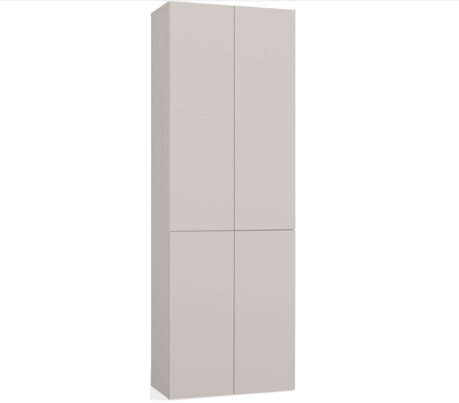NEL DD 1K Bathroom Cabinet Cashmere Color 60x30x174 cm