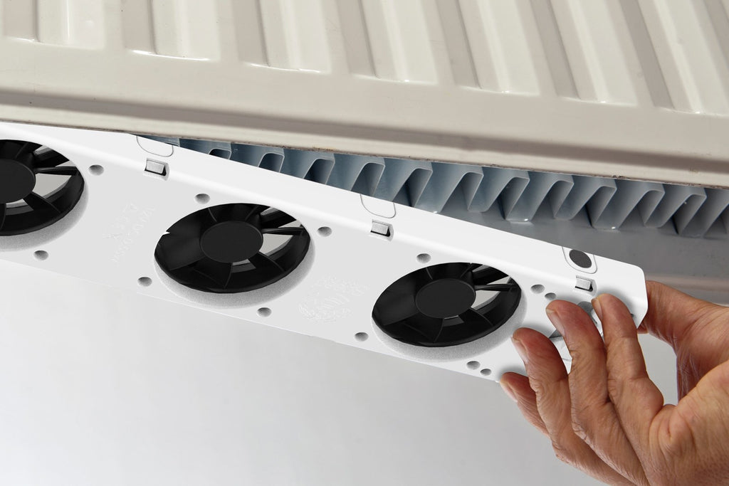 SpeedComfort Mono Set White Fan Heater Booster for Radiators SC-M