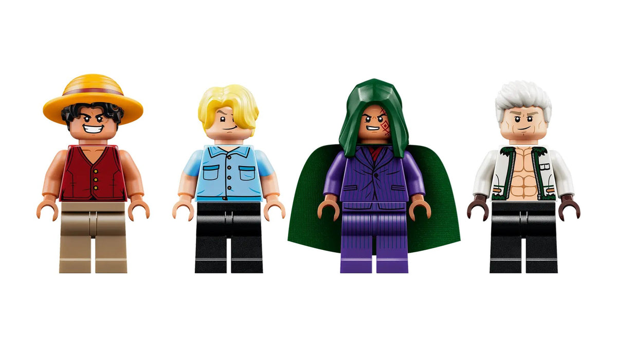 LEGO Building Blocks Showdown with Captain Smoker Set 75642 - 547 Pieces, 4 Minifigures