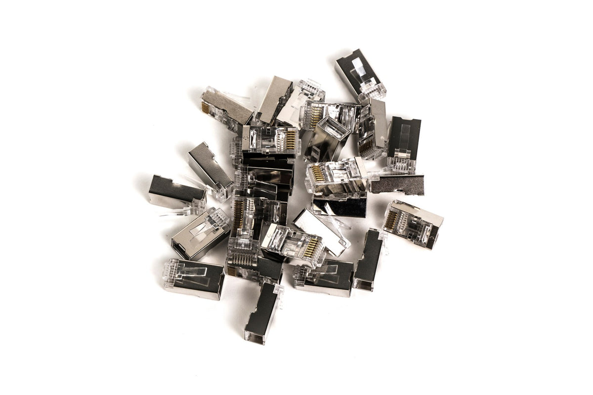 DIGITUS RJ45 Connector Cat.6 Shielded Pack of 100 X-ML-6F-EZ