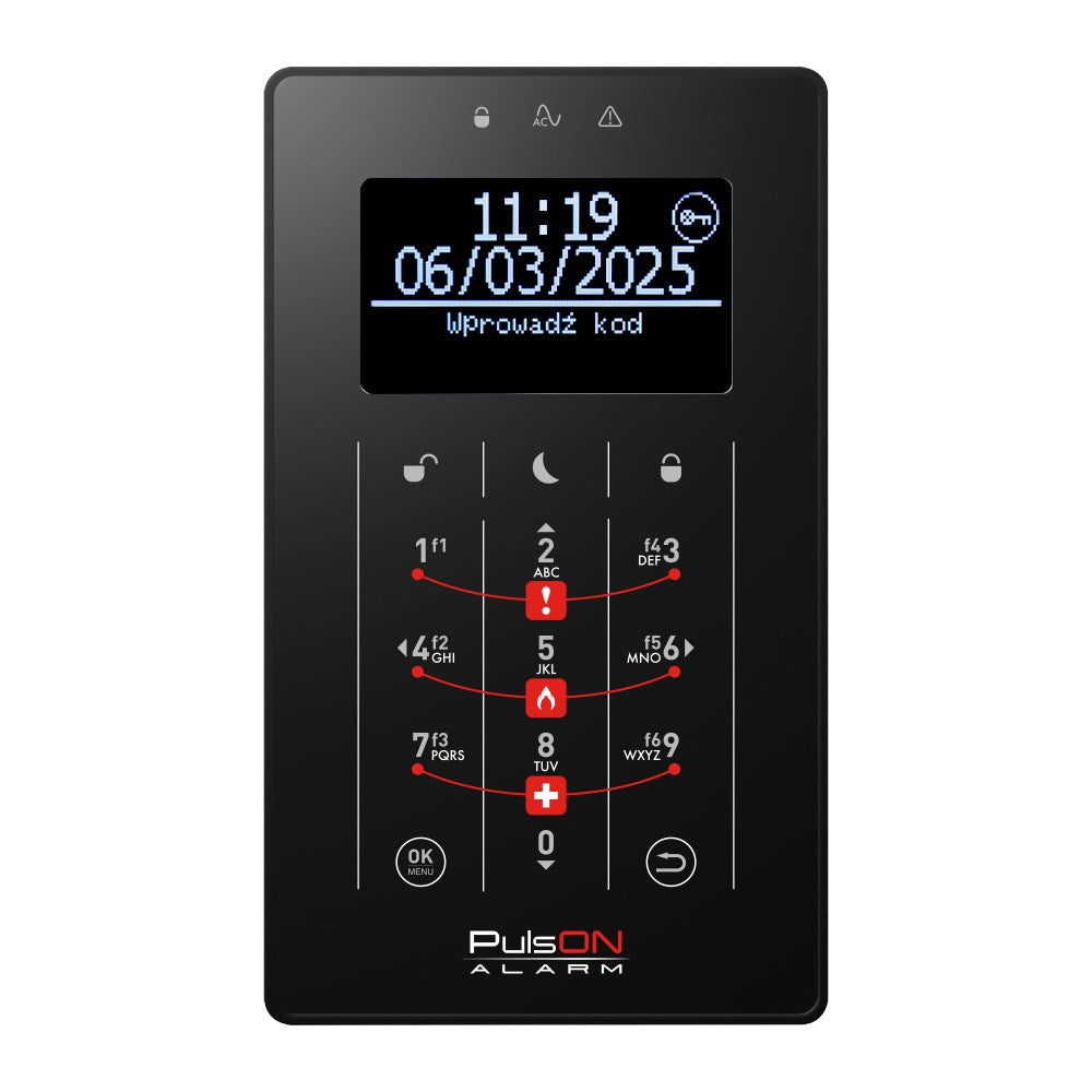 BCS Alarm System End-effector 3075 g 135x390x440mm Model PulsON LCD(BL)/S BL
