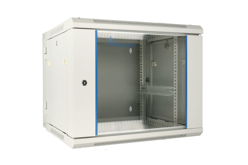 Extralink Rackmount Cabinet 9U 600x600 Gray Wall-Mounted AZH