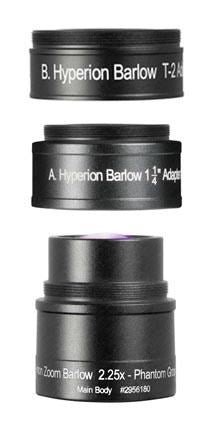 Baader Planetarium Hyperion Zoom Barlow 2.25X Lens