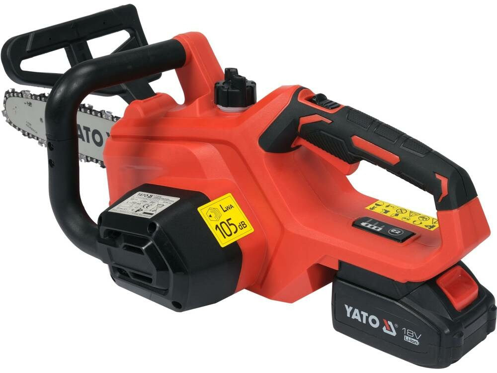 Yato Cordless Chainsaw 18 V Lithium-Ion Battery Model YT-828137