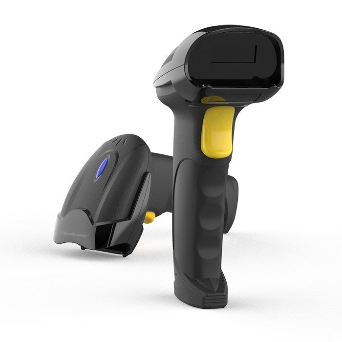 Qoltec 50856 Wireless Barcode Scanner 1D 2D 2.4GHz