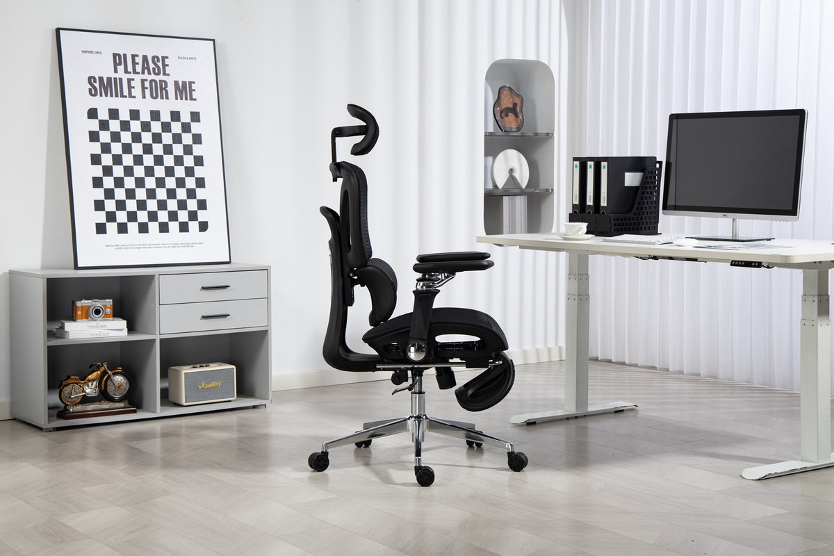 Activejet Ergonomic Office Chair YK848 Black - Adjustable Design