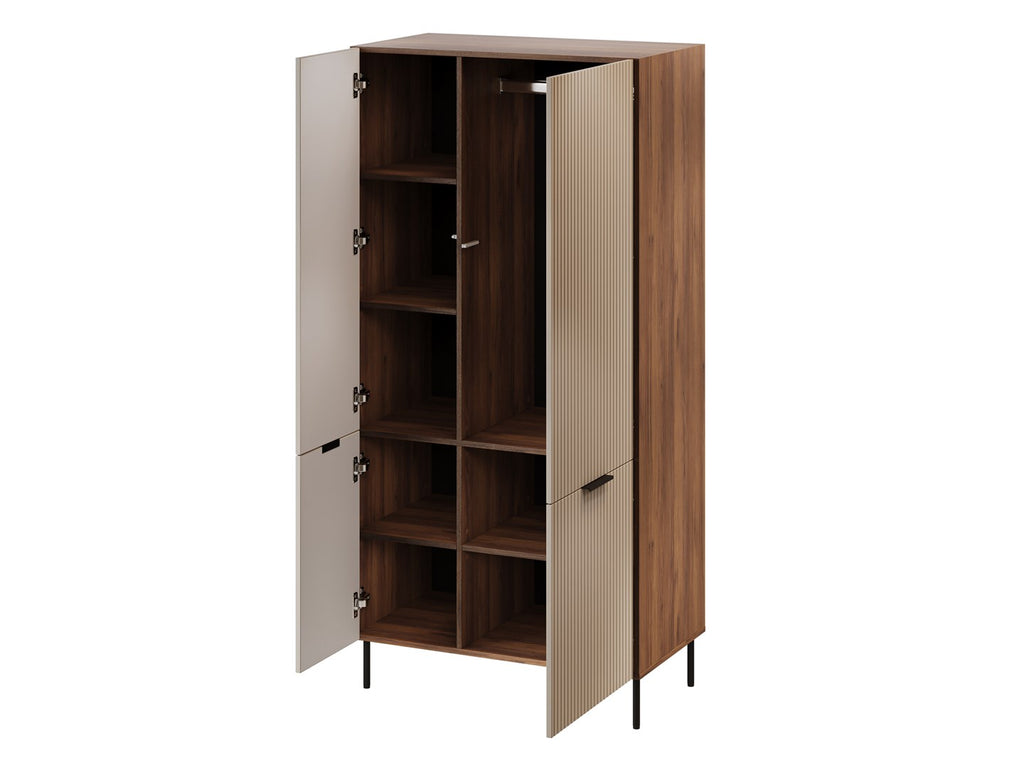 Cama 5 ALMERA Wardrobe 90x52x185 Walnut/Cashmere