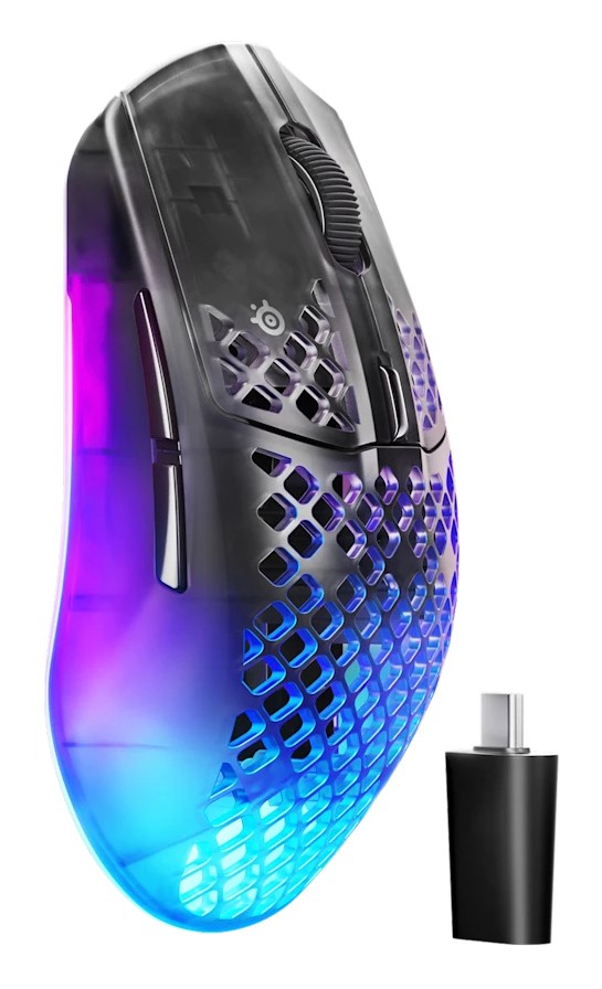 Steelseries Aerox 3 Wireless Gen 2 mouse Gaming Right-hand RF Wireless + Bluetooth Optical 26000 DPI