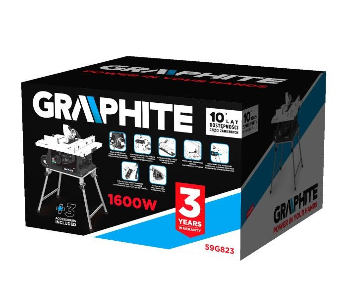 Graphite 59G823 mitre saw stand Black  Grey 4 leg(s)