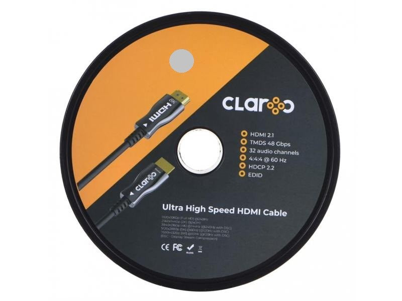claroc FEN-HDMI-21-10 M - HDMI 2.1 AOC Cable - 10 m - 4K@120Hz - 8K@60Hz