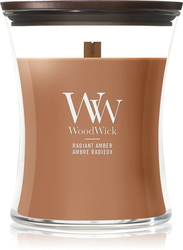 WoodWick Scented Candle Ellipse Radiant Amber 275 g 1 pc | Model: 2670614E