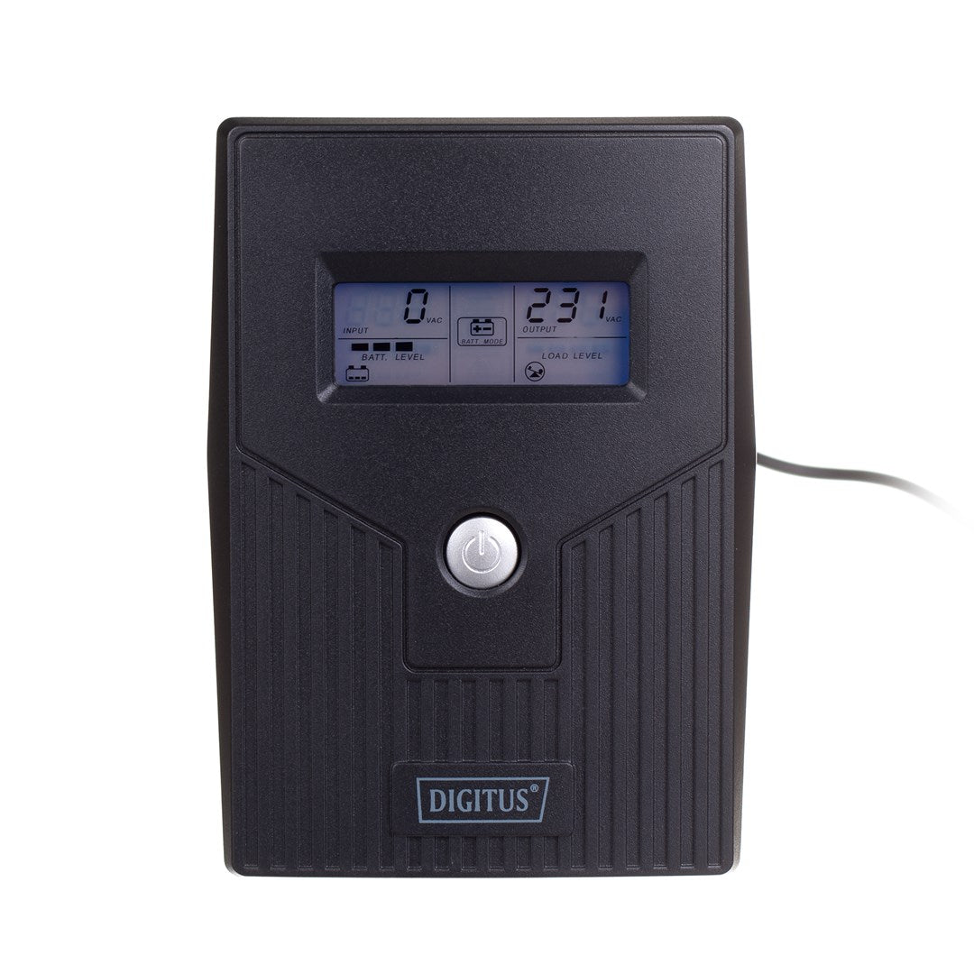 UPS Line-Interactive LCD 600VA/360W 2xSCHUKO RJ11