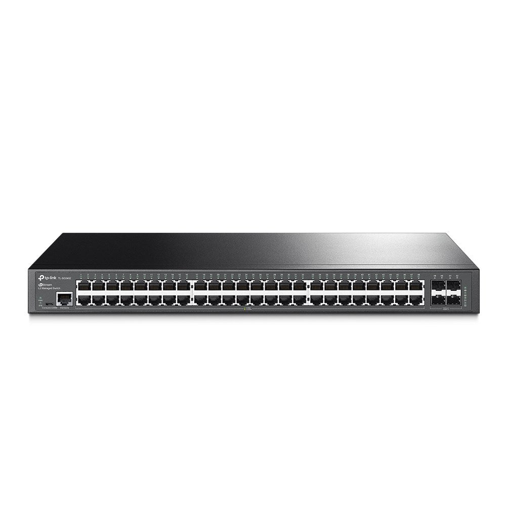 TP-Link Managed Switch TL-SG3452, 48 Ports, L2+, 4 SFP Slots