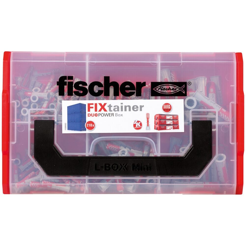 fischer Screw Anchor 210 pcs Wall Plug System 536161