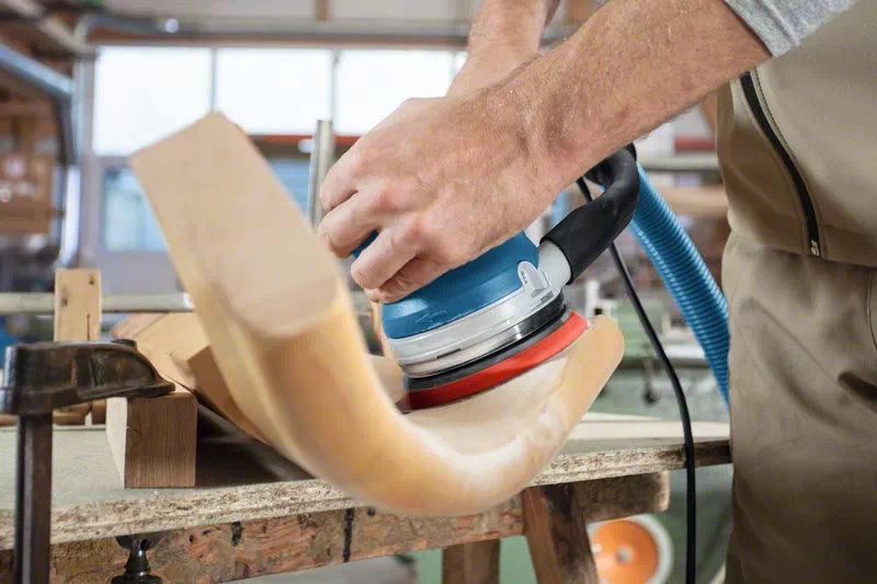 Bosch GET 55-125 Professional Random Orbital Sander 7800 RPM 550 W Black Blue