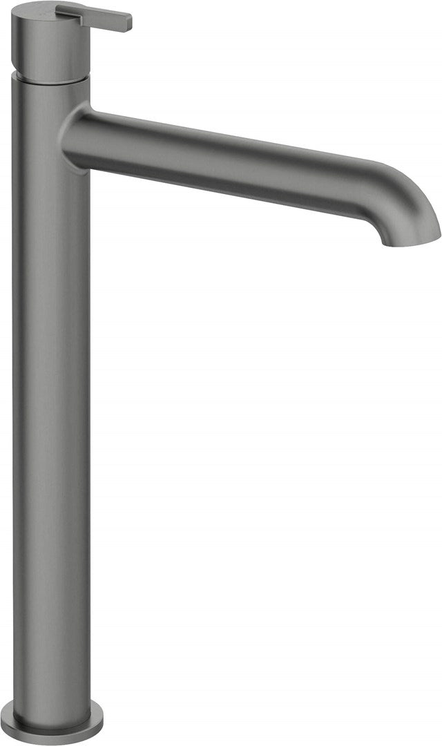 DEANTE SILIA TITANIUM Floor Bath Tap, Graphite Finish, Single-Lever Mixer, BQSD20K
